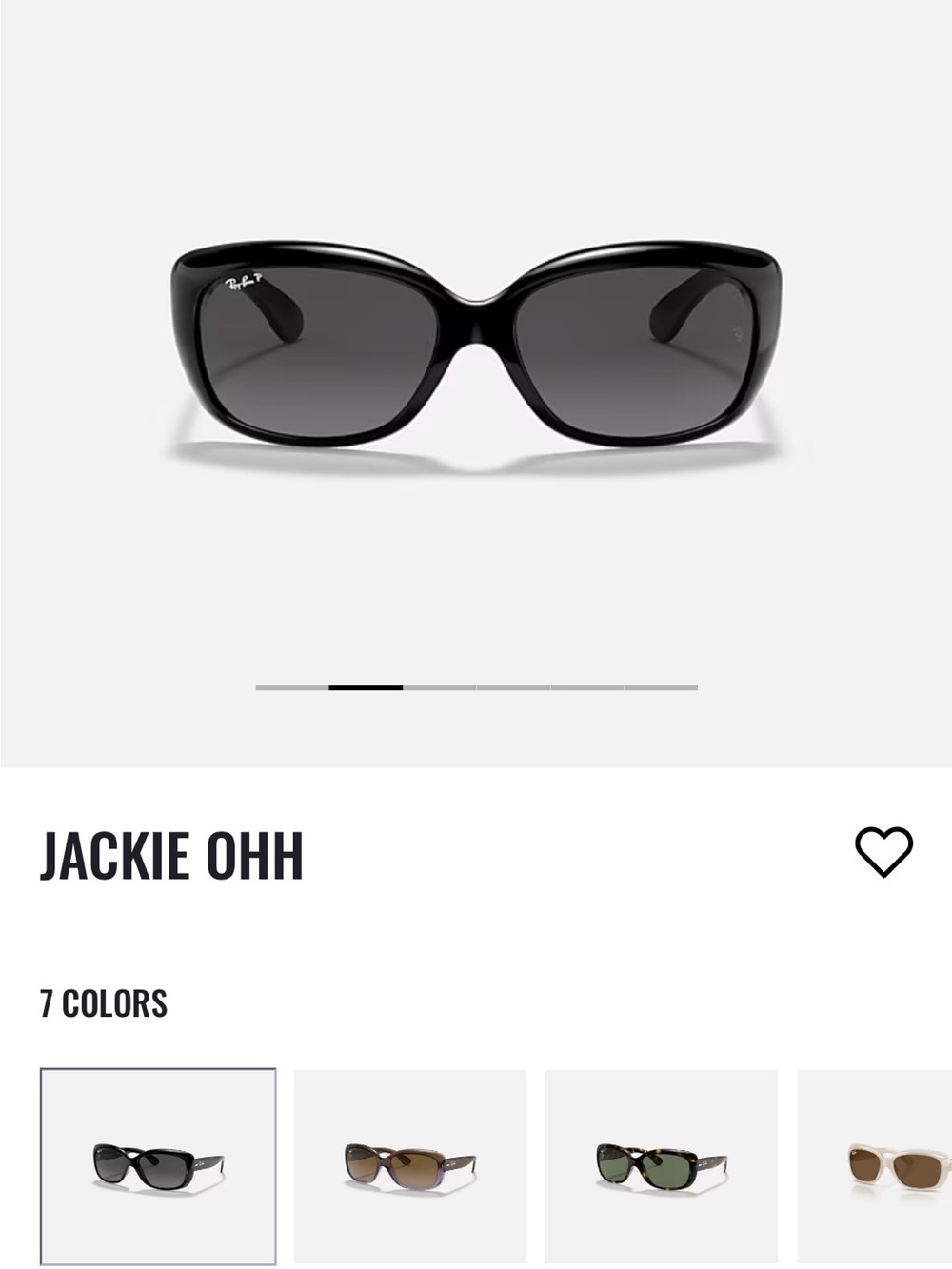 Ray-Ban Black Frame Sunglasses with Black Case / the Jackie Ohh - Picture 9 of 12